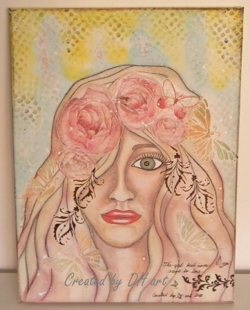 D�vka s r��emi